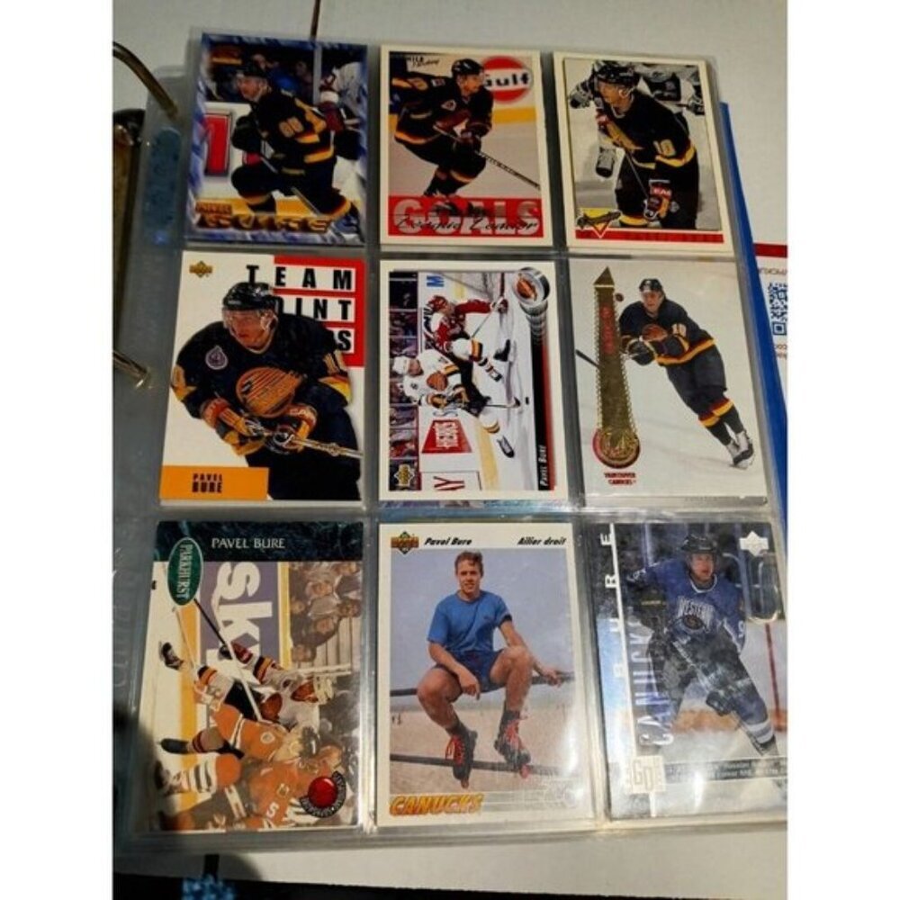 (18) Card Hockey Lot Pavel Bure The Russian Rocket RANGERS Canucks Panthers